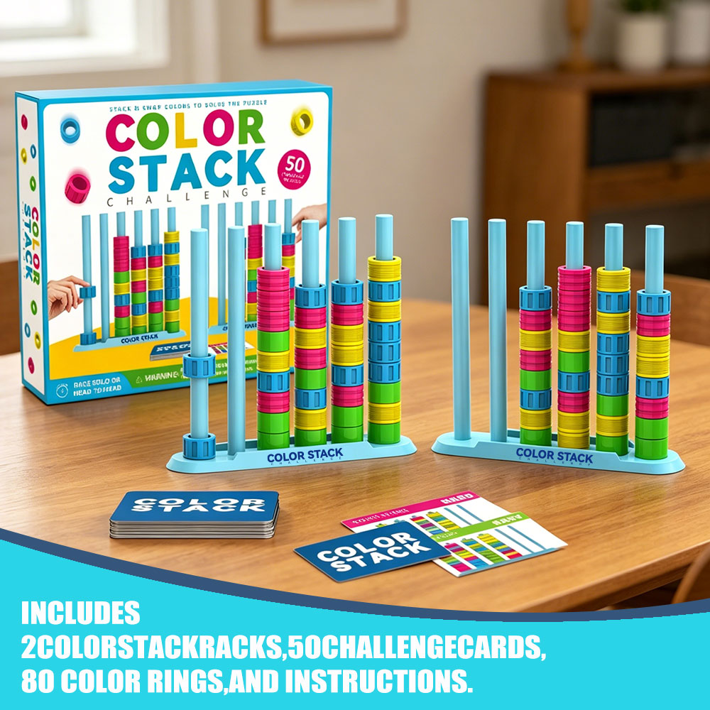 Board Game Strategi - Color Stack Challenge — быстропроходящая игра-головоломка
