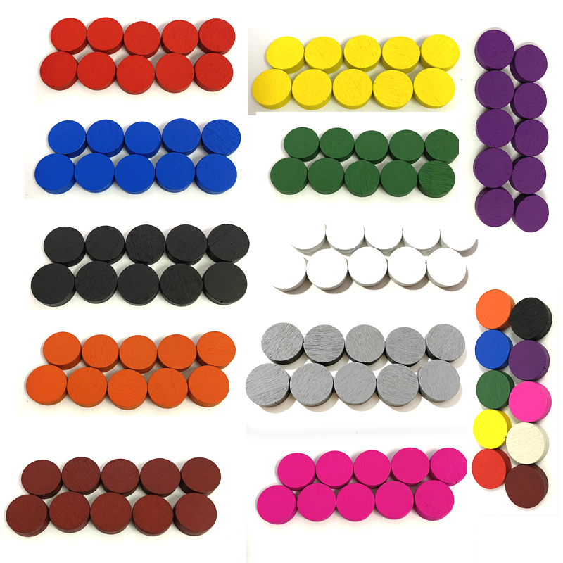 100 шт., диаметр 15*5 мм, дере – обзор и цена Board Game Impostor