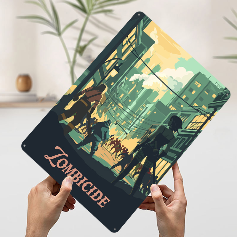 Металлическая табличка-постер  – обзор и цена Board Game Zombicide