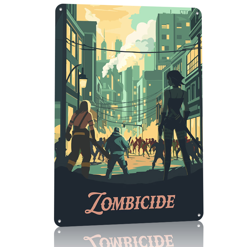Металлический постер по мотива – обзор и цена Board Game Zombicide