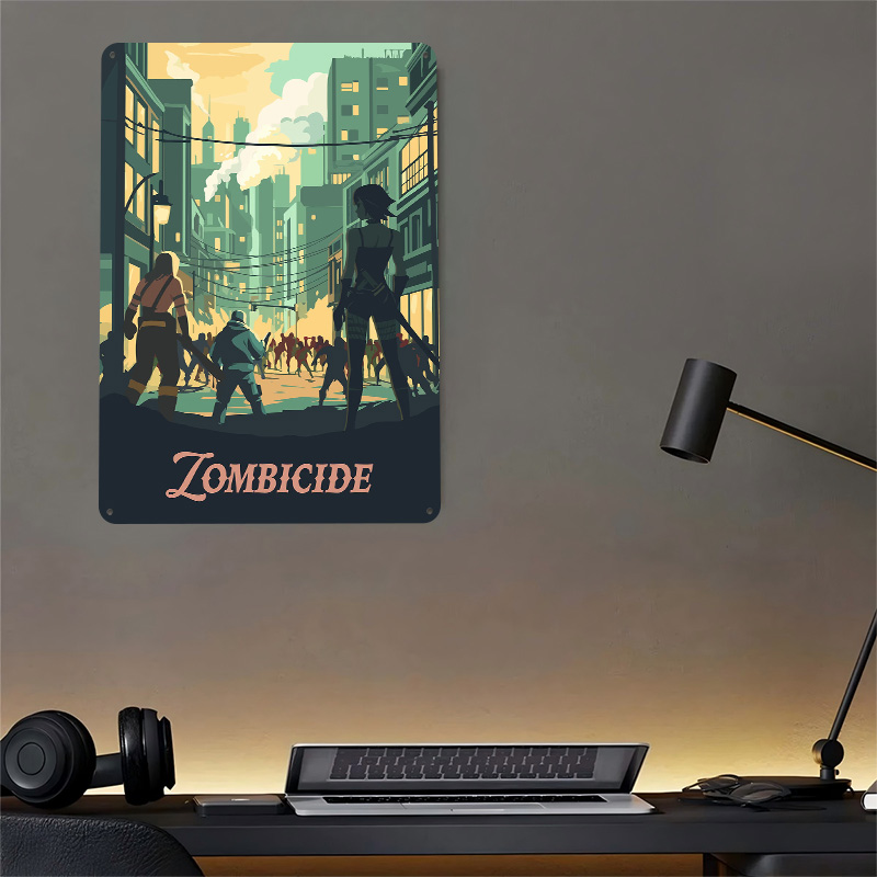 Металлический постер по мотива – обзор и цена Board Game Zombicide